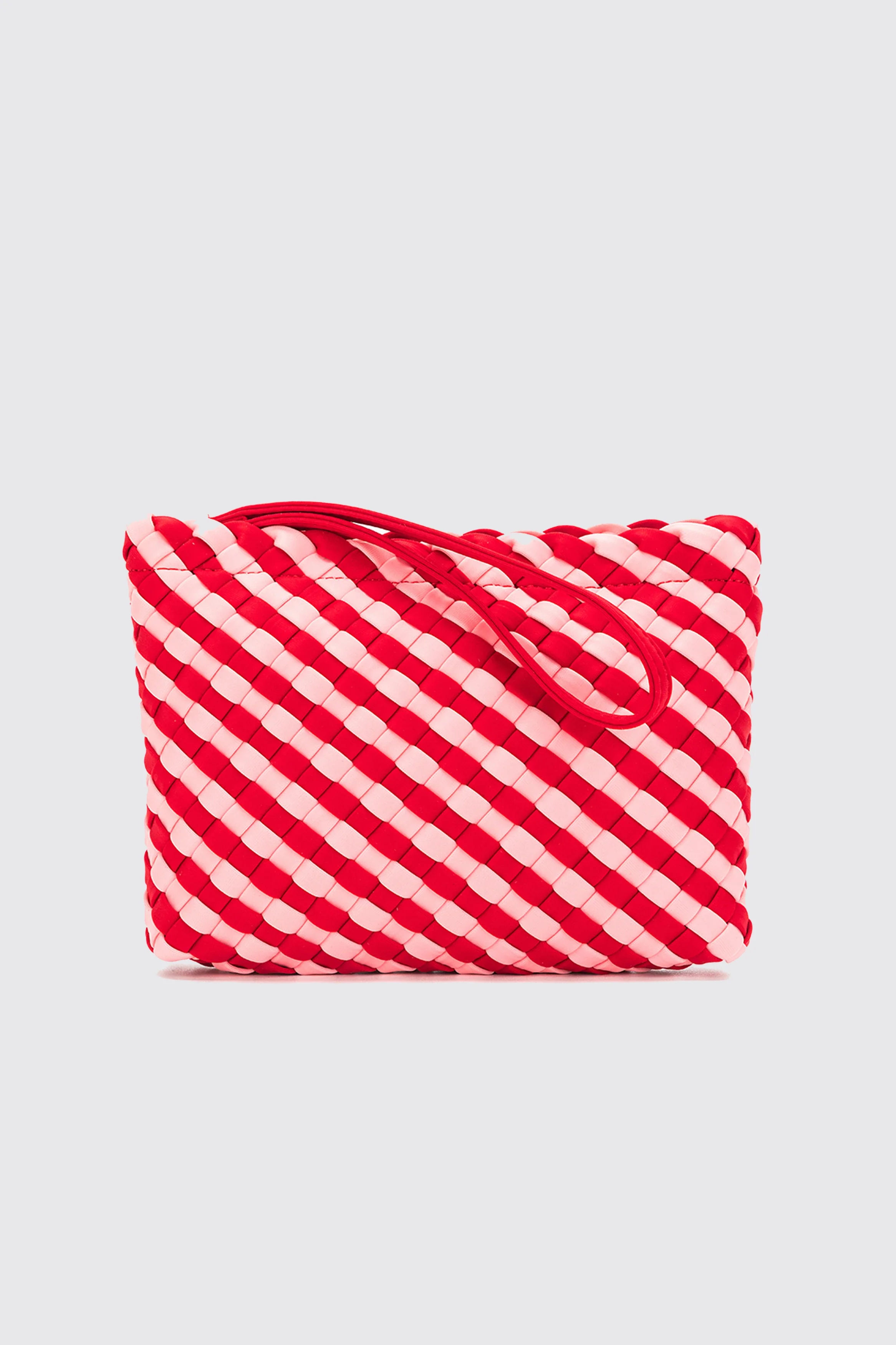 BAHAMA WOVEN TOTE PINK/RED - Image 5