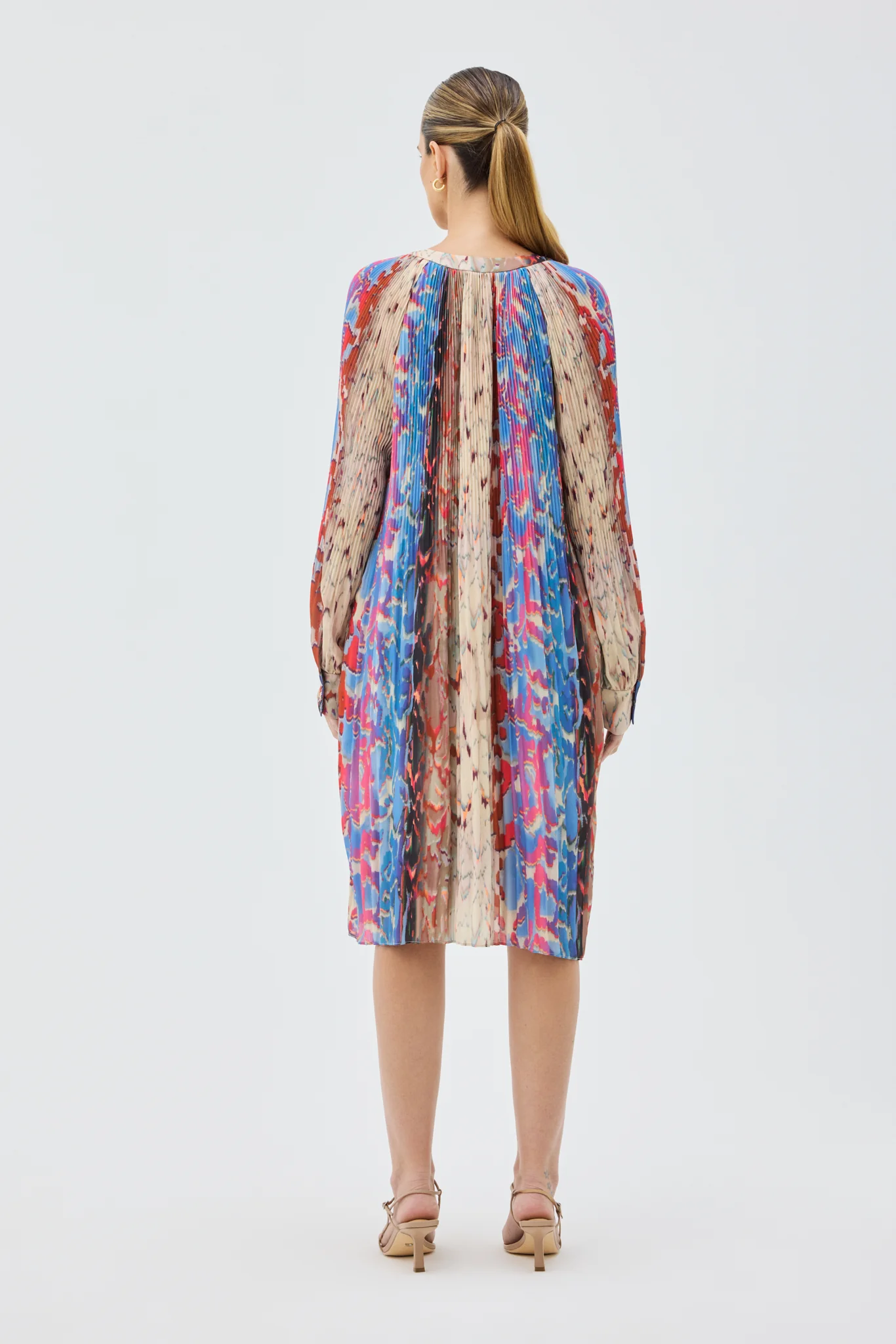 CASCADE PLEATED DRESS - Image 4
