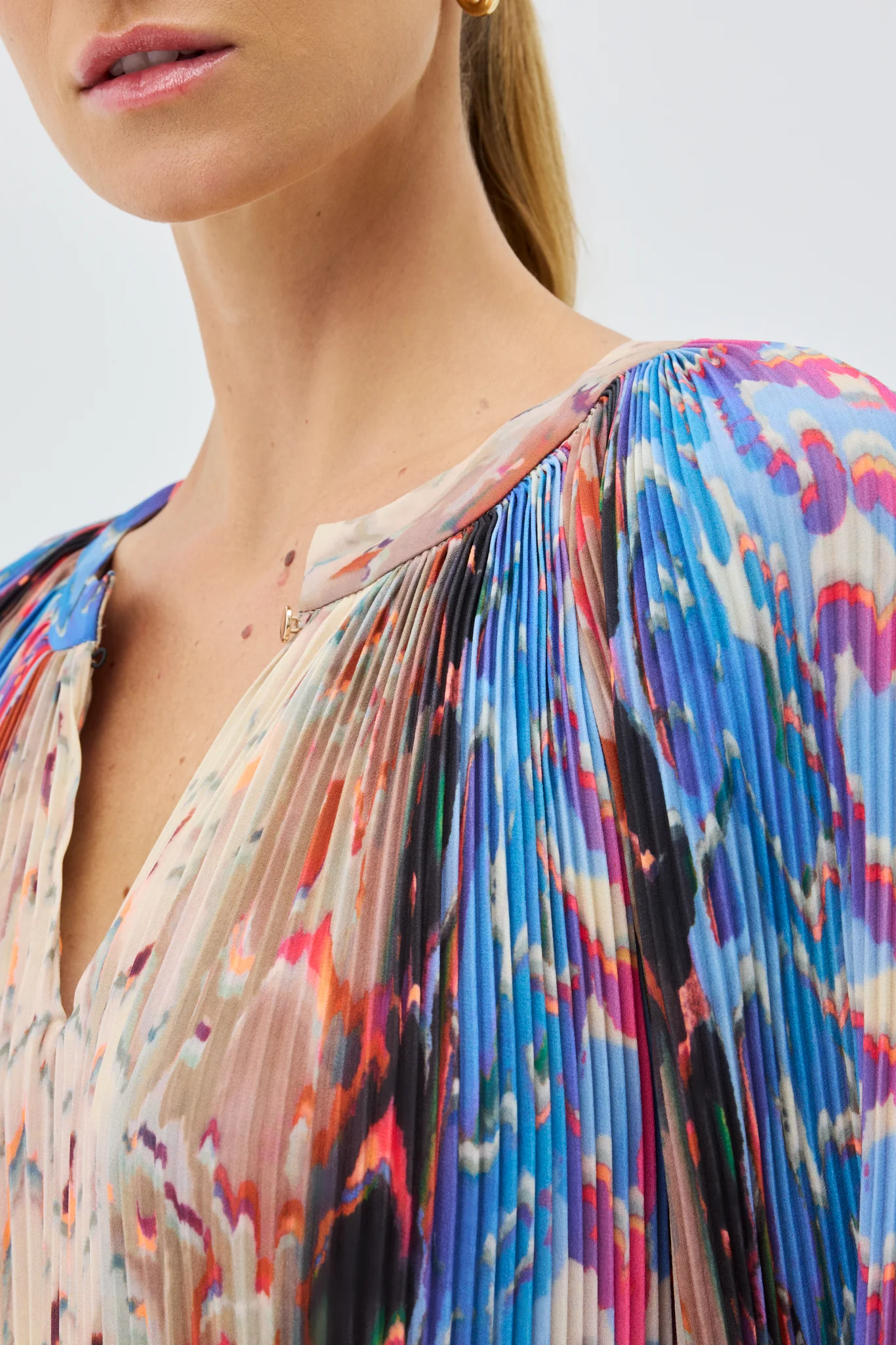 CASCADE PLEATED DRESS - Image 5