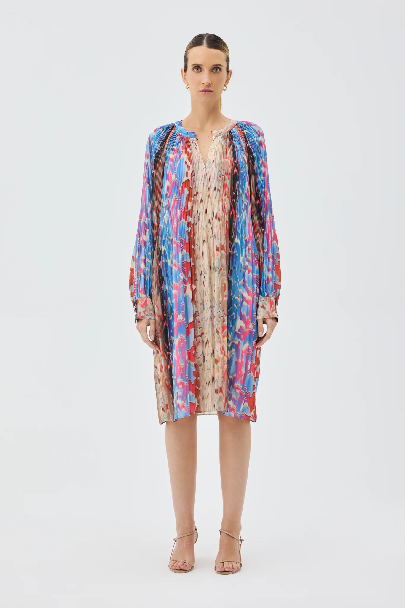 CASCADE PLEATED DRESS - Image 6