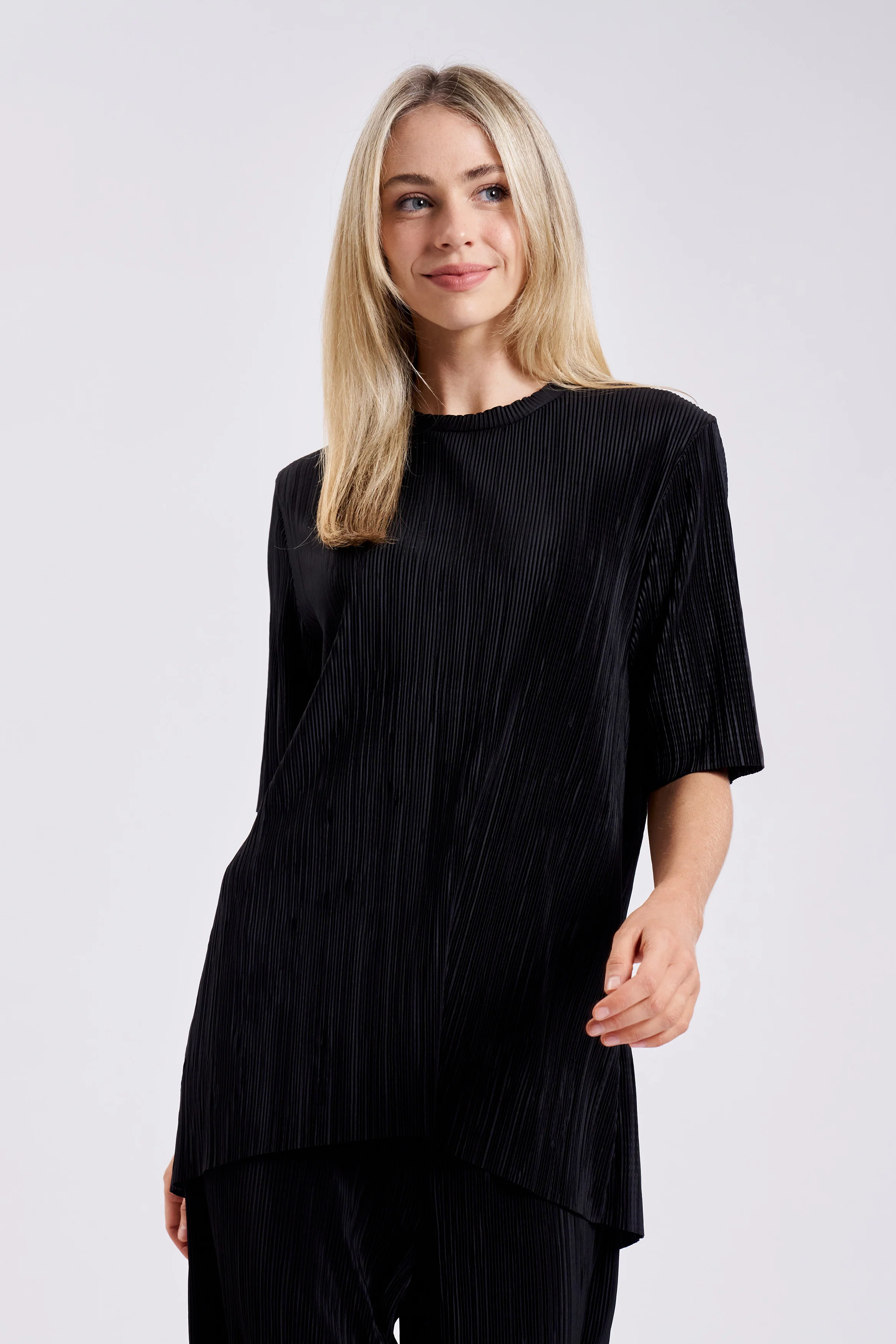 ESTER PLEATED TEE - Image 3