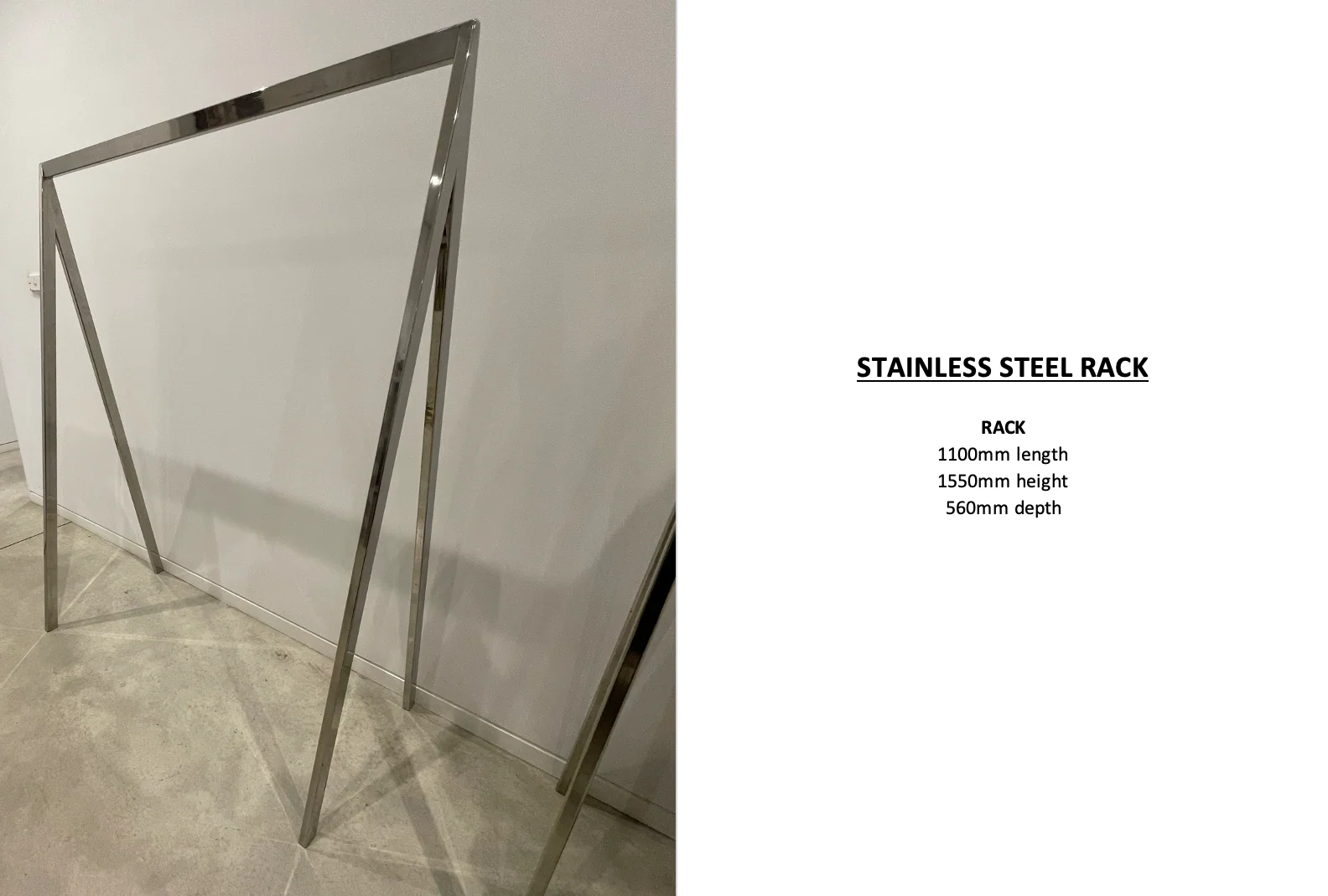 STAINLESS STEEL RACK - Image 3